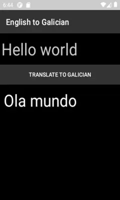 English to Galician Translator android App screenshot 2